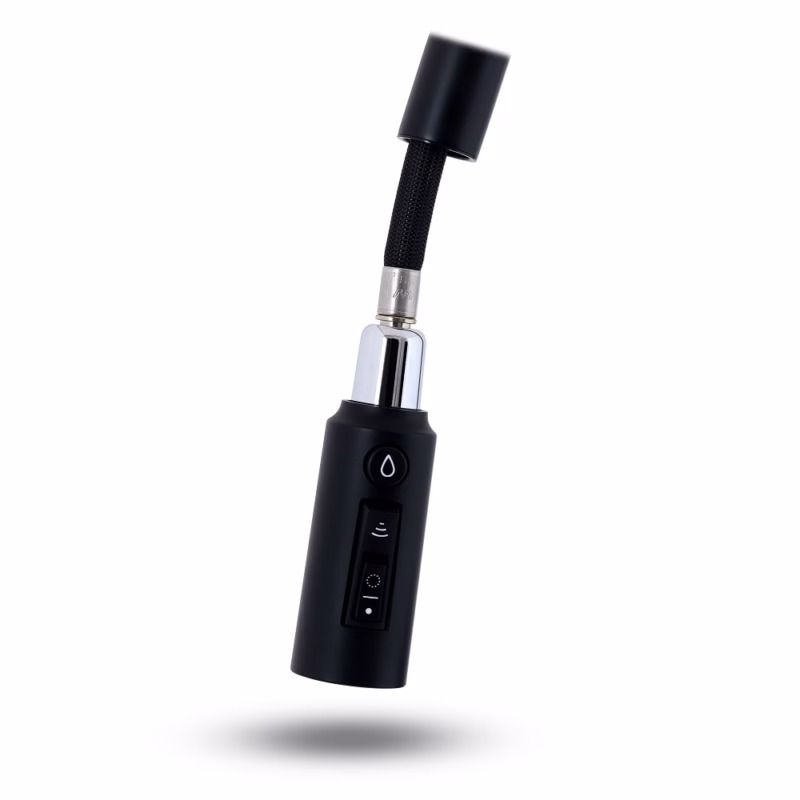 baterie 3 căi bucătărie crom cu LCD cap negru