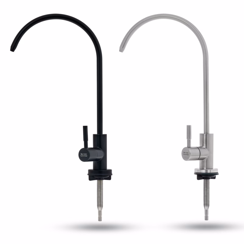 baterie apă filtrată inox crom/negru