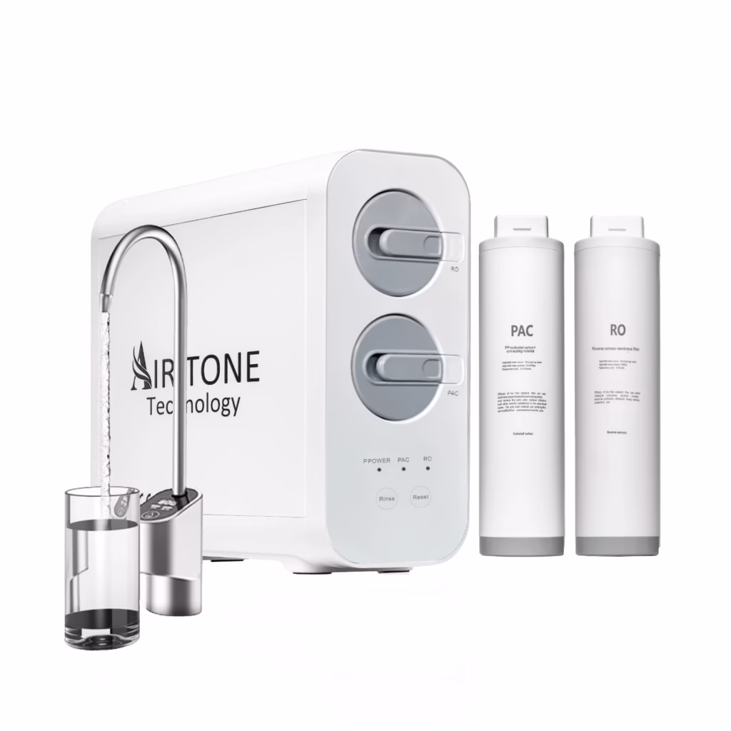 Filtru apă osmoză inversă direct flow 600GPD Air Tone Technology, tankless, montat sub chiuvetă