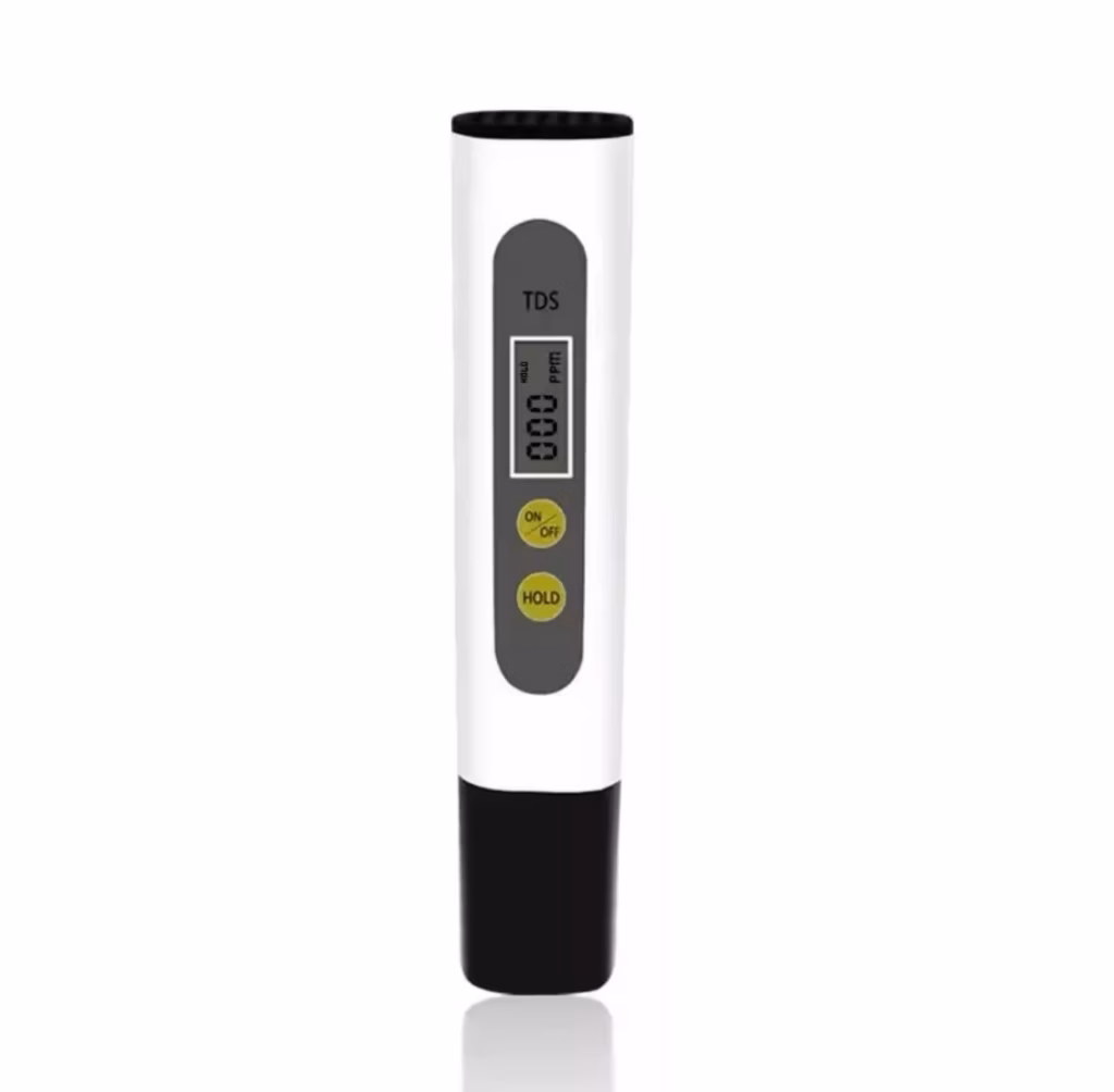 Tester digital TDS pentru apă potabilă – LCD, 0–999 PPM, pentru acvarii/piscine/hidroponie, Alb