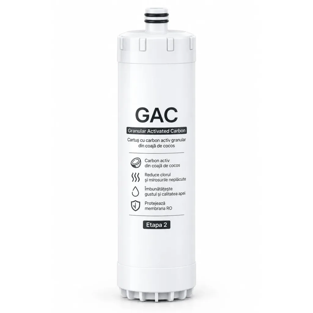 Cartuș GAC carbon activ din coajă de cocos – Air Tone Technology AQUA PRO 600, etapa 2