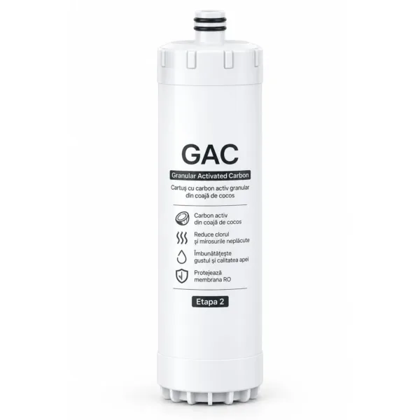Cartuș GAC carbon activ din coajă de cocos – Air Tone Technology AQUA PRO 600, etapa 2