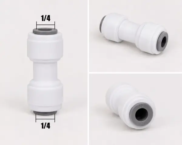 Conector rapid 1/4”-1/4” Push-Fit pentru furtun de apă